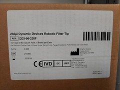5 Box DYNAMIC DEVICES DDX-96-230F 230μL Robotic Filter Tip