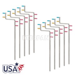 10xUniversal Aiming Arm Color Coded Rinn XCP-ORA Style X-Ray Positioning System