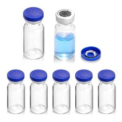 Glass Vials 2ml 10 Pack Sealed Reusable Sterile Laboratory Vials