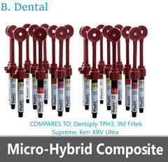 Silmet ProFil Dental Micro Hybrid Universal Composite 4gm Syringe All Shades USA