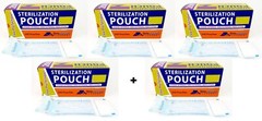 Sterilization Pouch POH312-9 3.5″x9, PlastDent Dental 200pcs/box (4+1 Bx FREE)