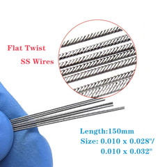 10 Pc/Pack Dental Orthodontic Flat Strand Lingual Retainer Wire .010″x.028″/032″