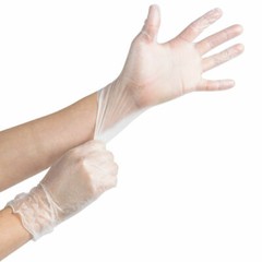 Clear Small Nitrile Gloves Powder Free Latex Free Ambidextrous 100 ct (Lot 2)