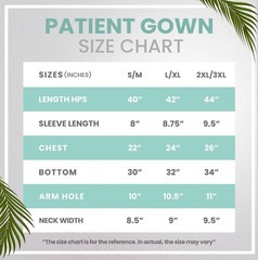 NY Threads Women’s Hospital Gown Soft and Stylish Comfortable Patient Gown,…