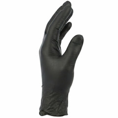 2000 Black Nitrile Powder-Free Disposable Gloves X-Small 5 MIL Finger-Textured