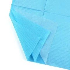 2+1 Ply Dental Medical Tattoo Towel 13″x18″ Blue Dental Patient Bibs 500PK