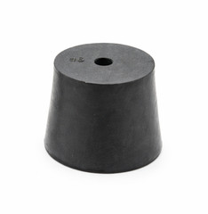 #6 Solid Rubber Stoppers Lab Tapered Plug Bung 1 Hole Fits 1 1/32″ to 1 1/4″