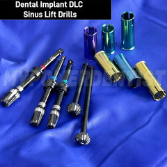 Dental Lift Drills Reamer Stoppers DLC Implant Crestal Drill Bit Sleeve