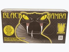 Black Mamba Super Strong Nitrile Gloves 100~Count Medium