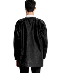 Case of 50 Disposable Lab Jackets, Unisex Hip-Length Lab Coats 45gsm M-2XL