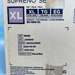 Ansell Microflex Nitrile Gloves XL Supreno EC Powder Free 10 Boxes of 50 Each