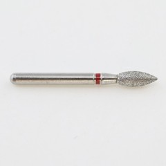 Multi-Use Dental Football Diamond FG Burs 368/020F Flame Fine Grit Red