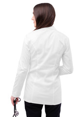 Adar Pop-Stretch Junior Fit Women’s 28″ Tab-Waist Lab Coat Very Comfortable