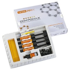 D-Tech Compomax Nano Hybrid LC Anterior Posterior Composite 4 composite Kit