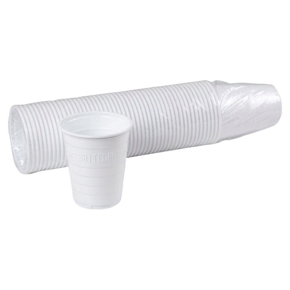 Disposable Plastic Dental Drinking Cups 1000/Cs 5 Oz BRITEDENT
