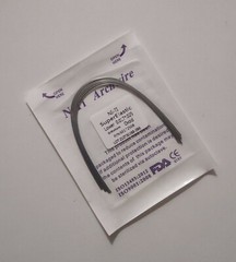 10pc/pack Dental Orthodontic Super Elastic Niti Arch Wire Rectangular Ovoid Form