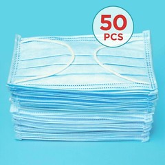 50 KIDS Face Masks Disposable Filter Protective 3 Ply None Surgical Mask 5.7×3.7
