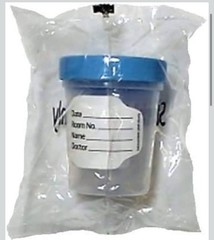 20 Sterile Individual Specimen Containers Single-Use Urine Cups Screw Lid 4 oz
