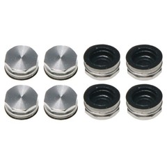 US Color Coded Retention Cap Inserts 0.8/1.2/2.4lbs for Locator Overdenture 4Pcs