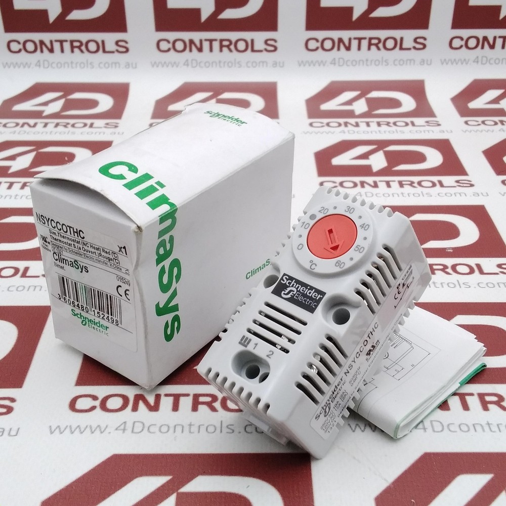 NSYCCOTHC | Schneider | Thermostat, N.C., 10A at 250VAC, 0 to 60&deg;C, Opened