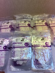 Kimtech G3 Sterile White Nitrile Gloves Size 7.0 US 56890 Lot of 80 NEW Open Box