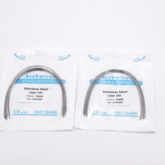 Dental Orthodontic Arch Wire Round Stainless Steel 12/14/16/18/20 Upper/Lower