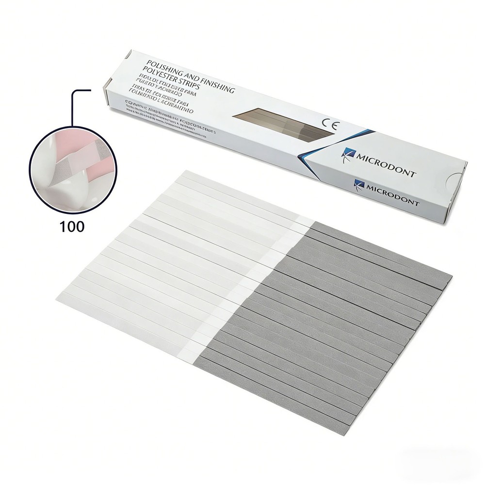 Dental Composite Polyester Polishing and Finishing Strips FINE/MEDIUM 100pcs