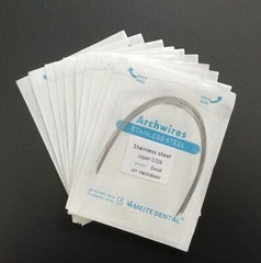 Dental Orthodontic Arcos Stainless Steel Arch Wires Round Wires Ovoid 10pc/pack