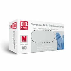 case Box of 1000 Gloves Nitrile exam or crafting Gloves Latex Free Powder Free