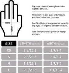 Disposable Gloves Vinyl Food Grade Black Pink 5 Mil Latex Free 50 100 200 1000