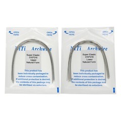US Dental Ortho Arch Wire NiTi Stainless Reverse Curve Nature Round Square Ovoid