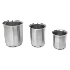 Quality Beakers With Rim, Low Form Made from ASTM Standard Stainless Steel