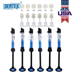 Dentex Dental Composite Light Cure Universal Resin /Acid Etching Gel 37%/Bonding