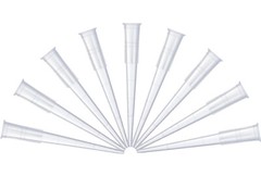 200 Clear Micro Pipette Tips 2-200 uL, thinner tip PLASTIC Fast Ship!