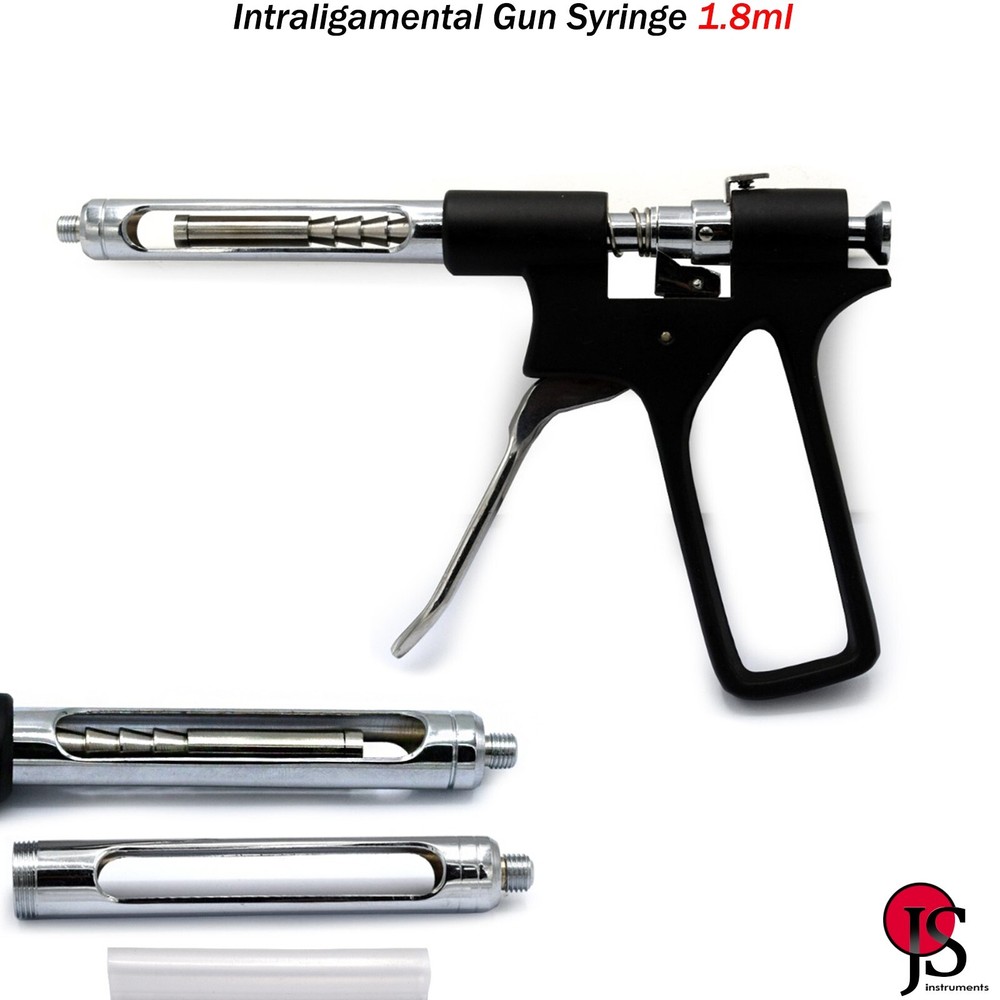 Dental Anesthetic Intraligamental Gun Syringe 1.8ml Dentist Anesthesia Injection