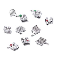 Dental Orthodontic MIM Monoblock Bracket Braces Mini Roth/MBT 022/018 Hooks 345