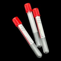 7ml Red Vacuum Blood Collection Tubes, Serum Tube, 100/pack
