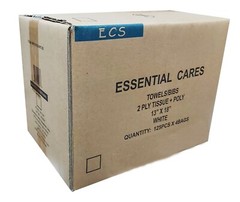 ECS Professional Towels/Bibs 13×18 Available color: White, Blue 500Pcs/Case