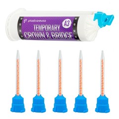 Dental A3 Temporary Crown & Bridge Material (10:1) + Includes 5 Mixing Tips