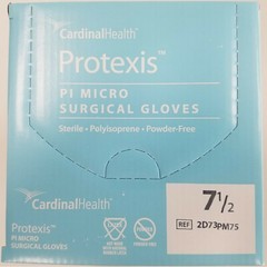 *50-Pairs* Cardinal Health Protexis PI Micro Surgical Size-7.5 Gloves 2D73PM75