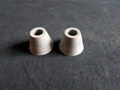 (2) Unbranded #2 Neoprene Rubber Pluro Stopper for Funnels, 27 x 16mm, 12014