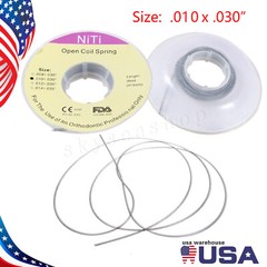1 Roll Dental Orthodontic Niti Open Coil Spring Spool Dia.010 *030 ” inch 914mm