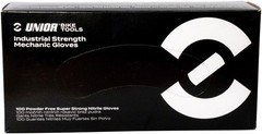 Unior Industrial Strength Nitrile Mechanic Gloves – Box 100, Small