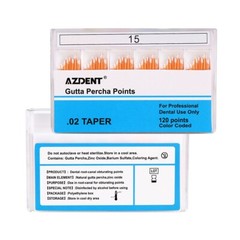 AZDENT Dental Eododontic Root Canal Absorbent Paper Points/Gutta Percha Points