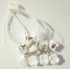 Dental Milk Teeth Holder Box Plastic Necklace Tooth Shape Baby Kid Toy 10Pc/Pack