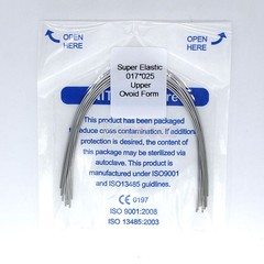 20×Dental Orthodontic Super Elastic Ni-Ti Arch Rectangular Wire Oval 17×25 Upper