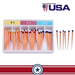 10 Pack Dental Endodontic Gutta Percha Points F1 F2 F3 for Endo Use 60pc/pack