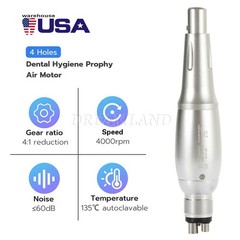 Yabang 360°Swivel Dental 4:1 Hygiene Prophy Handpiece Air Motor 4H Nose Cone