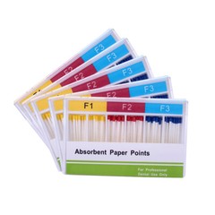 AZDENT Papel absorbente universal dental Puntas de gutapercha F1 F2 F3