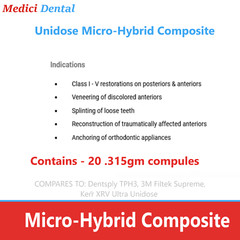 Silmet ProFil Dental Micro Hybrid Composite Compules Unidose All Shades Box/20